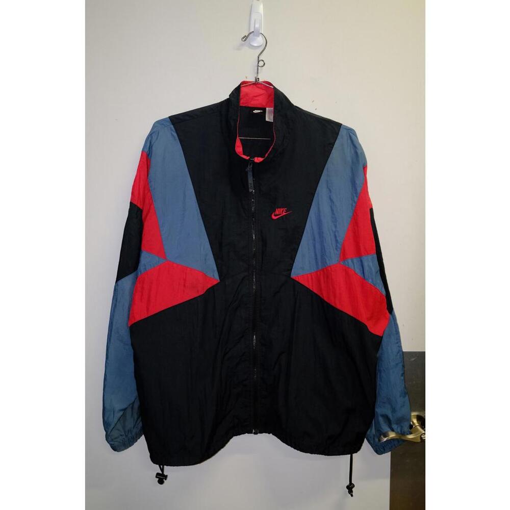 00's Nike Check Logo Windbreaker